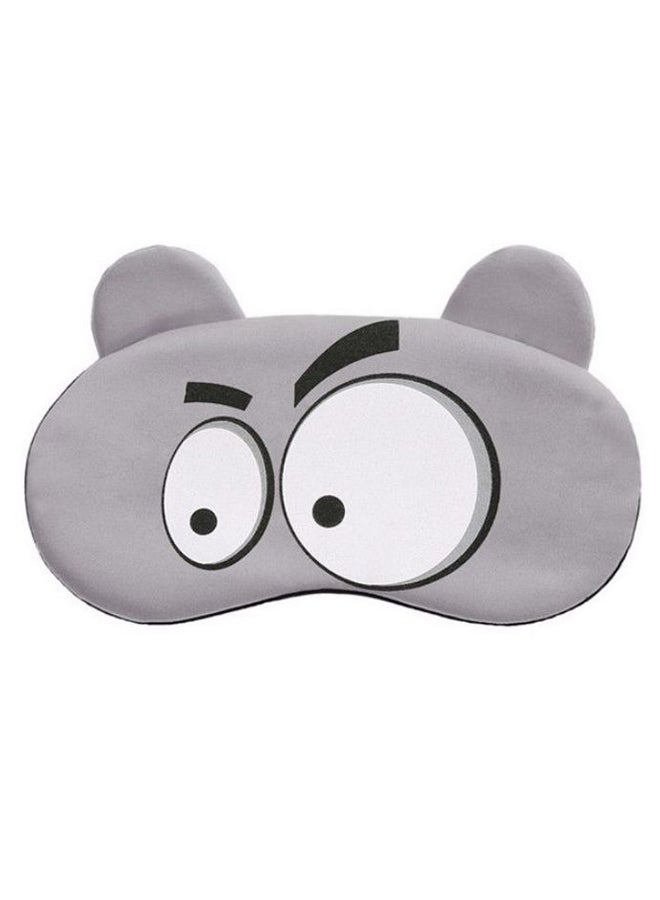 Funny Cartoon Sleeping Eye Mask Grey/Black/White