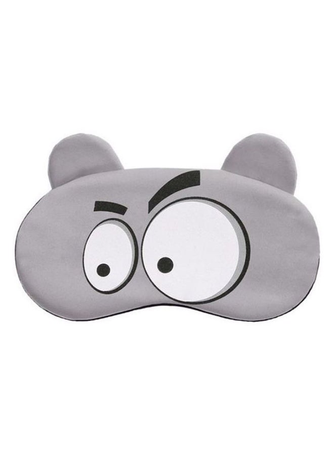 Funny Cartoon Sleeping Eye Mask Grey/Black/White
