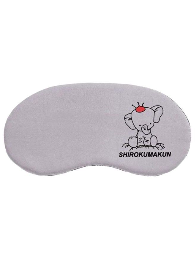 قناع نوم للعين بطبعة فيل شيرو كومكون رمادي / أسود / أحمر