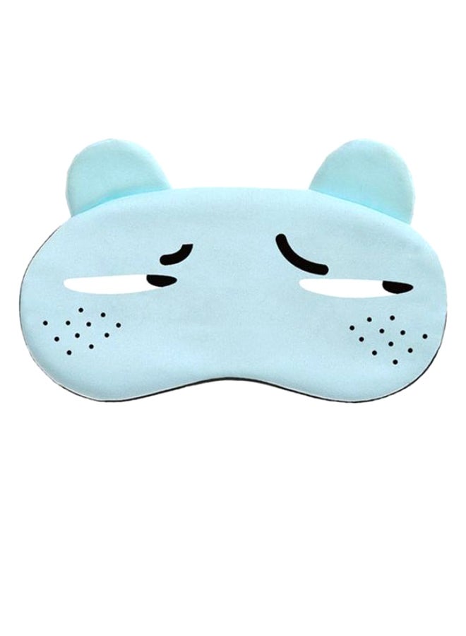 Funny Cartoon Sleeping Eye Mask Blue/Black/White