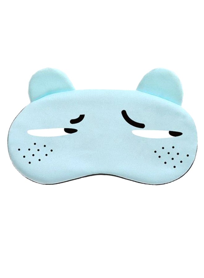 Funny Cartoon Sleeping Eye Mask Blue/Black/White