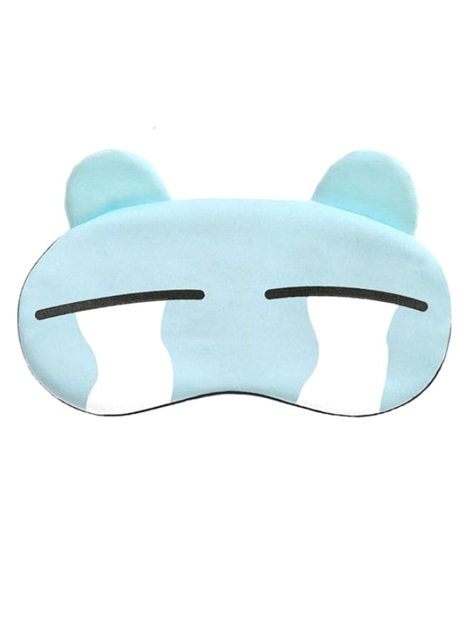 Funny Cartoon Sleeping Eye Mask Blue/Black/White