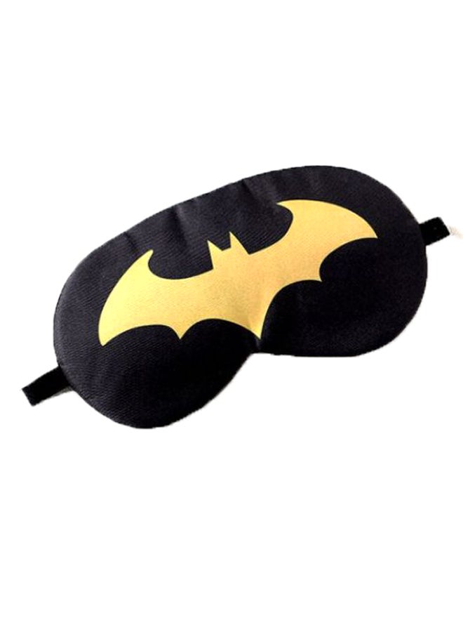 Generic Funny Cartoon Sleeping Eye Mask Black/Yellow  - Image 1