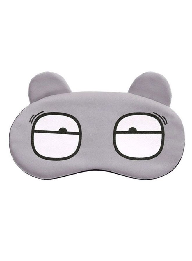 Funny Cartoon Sleeping Eye Mask Grey/Black/White 