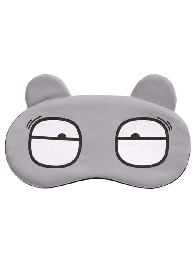 Funny Cartoon Sleeping Eye Mask Grey/Black/White