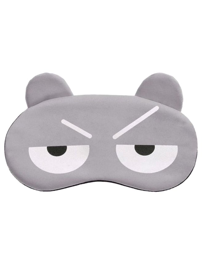 قناع العيون للنوم من آنجري فاني كرتون سليبينغ رمادي / أبيض / أسود