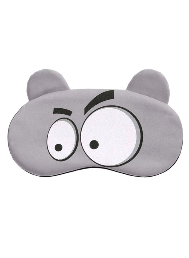 Funny Cartoon Sleeping Eye Mask Grey/Black/White
