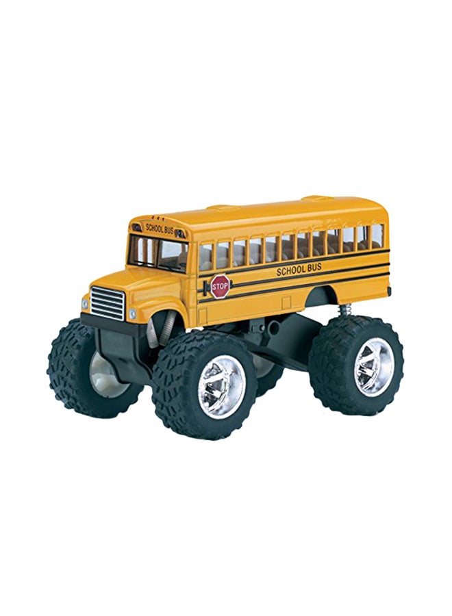 كينس فان لعبة حافلة مدرسية ضخمة تعمل بالسحب للخلف. - Image 2