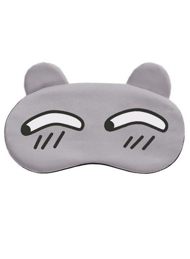Funny Cartoon Sleeping Eye Mask Grey/Black/White