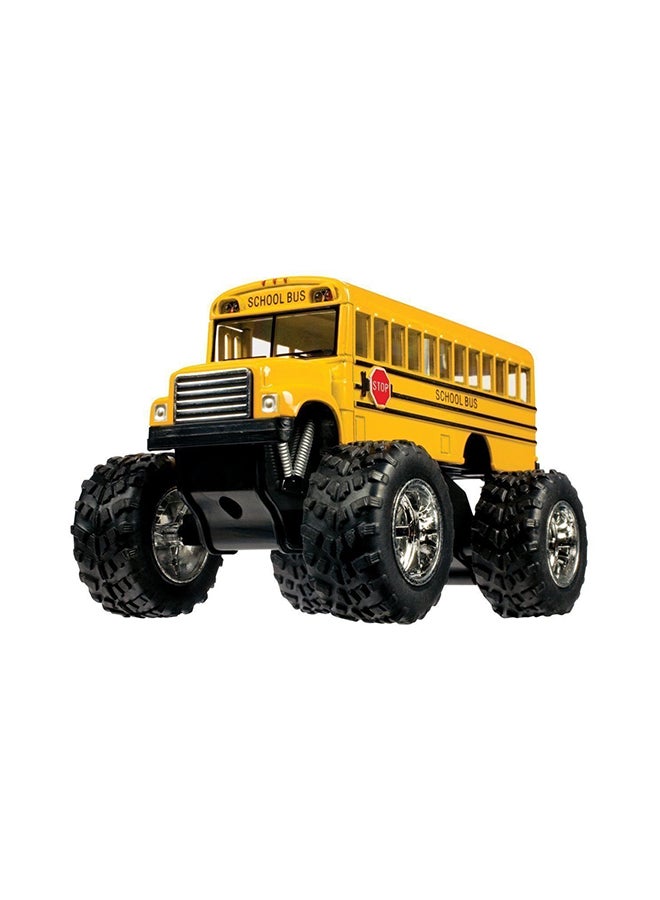 كينس فان لعبة حافلة مدرسية ضخمة تعمل بالسحب للخلف. - Image 1