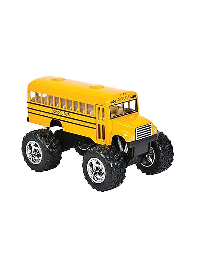 كينس فان لعبة حافلة مدرسية ضخمة تعمل بالسحب للخلف. - Image 3