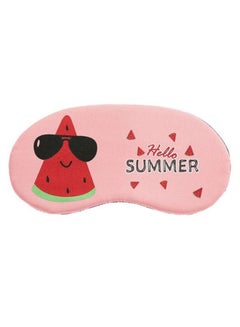 Watermelon Hello Summer Print Sleeping Eye Mask Multicolour