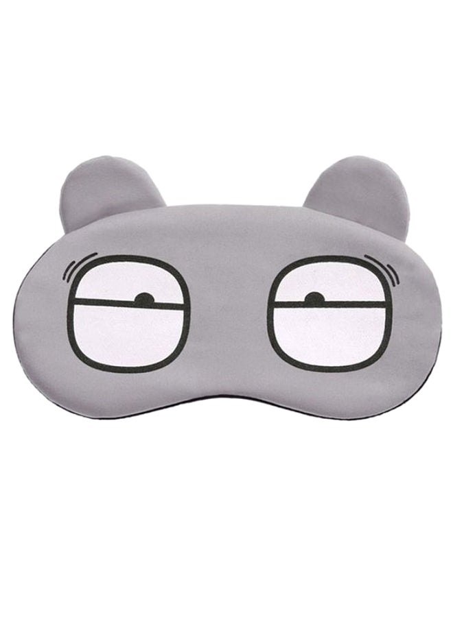 Funny Cartoon Sleeping Eye Mask Grey/Black/White