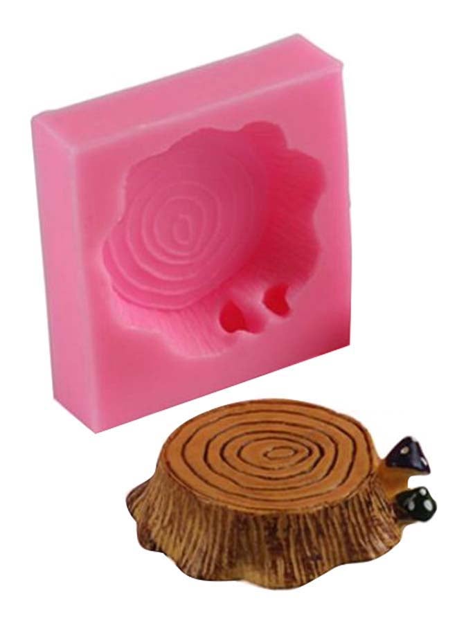 Big Tree Stump Cake Decoration Mould Pink 5.3centimeter - Image 2