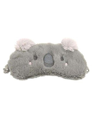3D Fluffy Plush Animal Cartoon Sleeping Eye Mask Grey - v1579694818/N33950169A_1