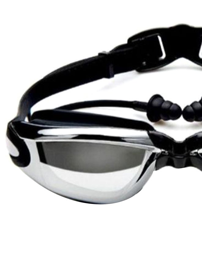 Generic Anti Fog Swimming Goggle With Earplug Shield  - Image 2