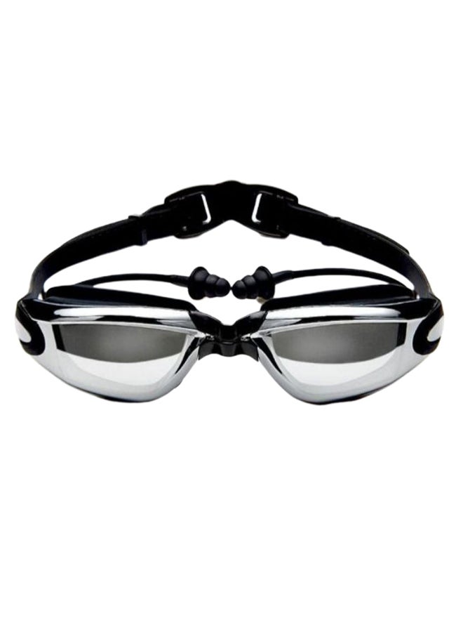 Generic Anti Fog Swimming Goggle With Earplug Shield  - Image 1