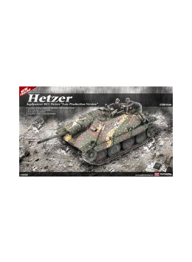 Academy Models - Hetzer Late Version Military Land Vehicle Model Building Kit 7.2 x 3 x 2.4inch - Image 1