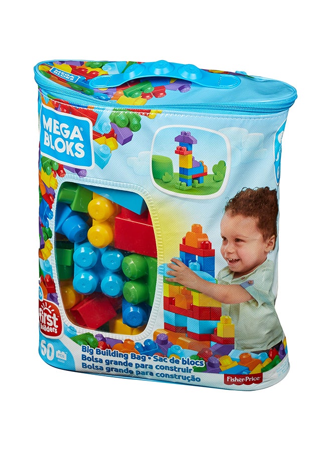 Mega Bloks 60-Piece Big Building Bag 29.2 x 10.2 x 34.3cm - Image 1