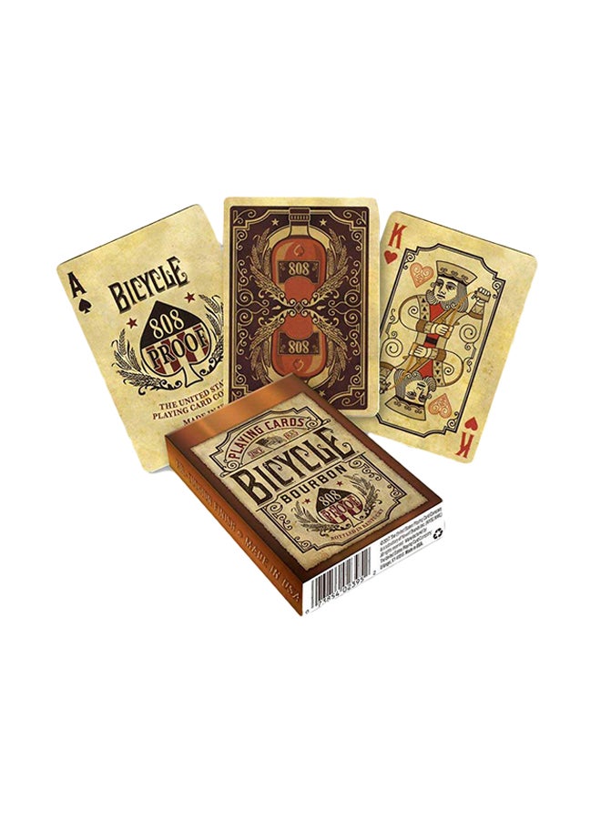 Bourbon Playing Cards 1.8 x 6.5 x 9.2cm - v1579698136/N33649937A_1