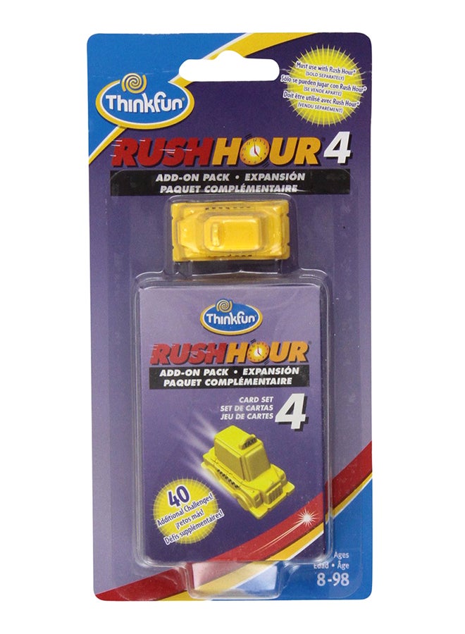 Think Fun Rush Hour 4 by Thinkfun 7.5 x 3.8 x 0.9inch  - Image 1