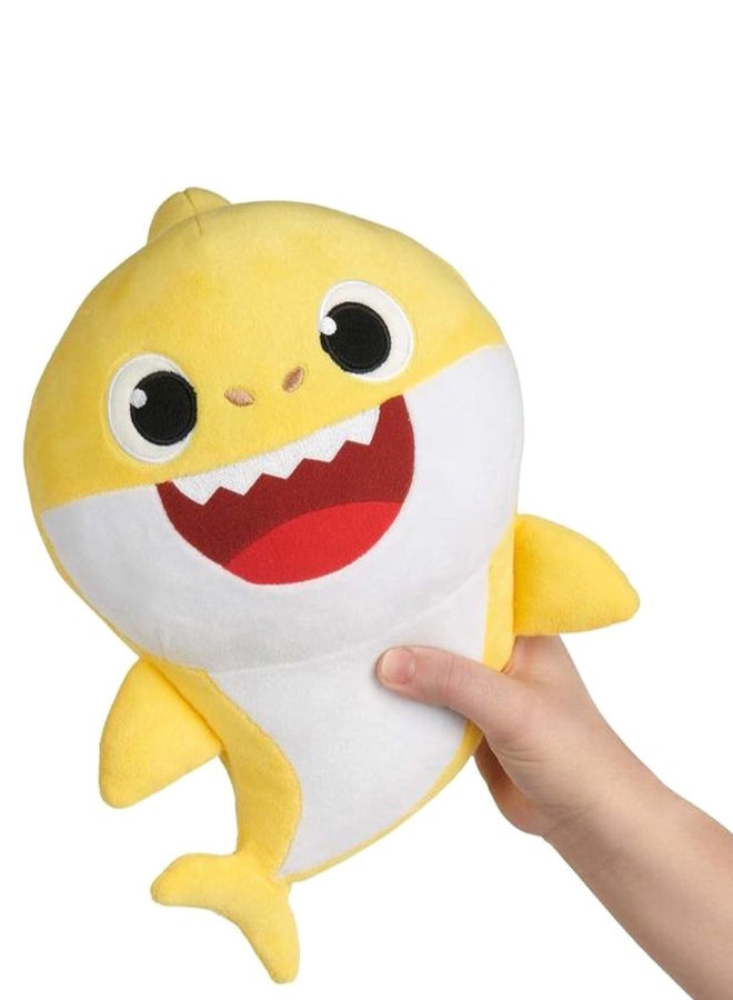 null - Baby Shark Shape Musical Plush Toy - Image 1