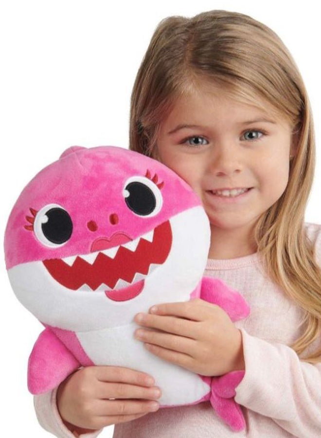 دمية محشوة موسيقية على شكل سمكة قرش صغيرة 30سم - Image 2