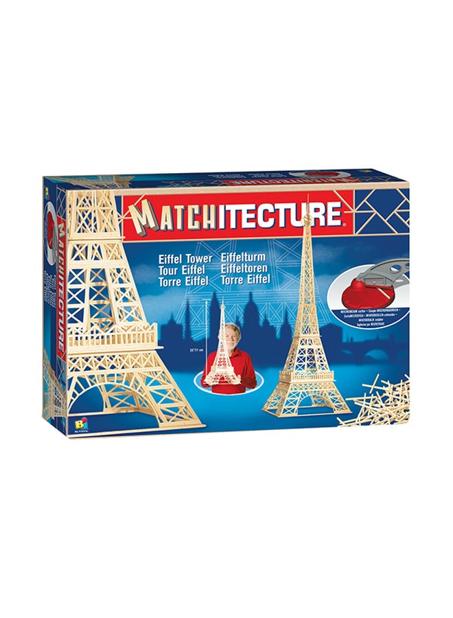 Bojeux Matchitecture Eiffel Tower Toy 3 x 14.2 x 9.8inch - Image 1
