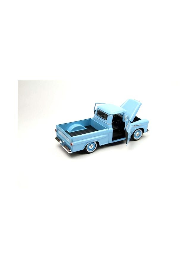 Motor Max Chevy Apache Fleetside Play Vehicle 79311AC-LTBL Blue  - Image 3