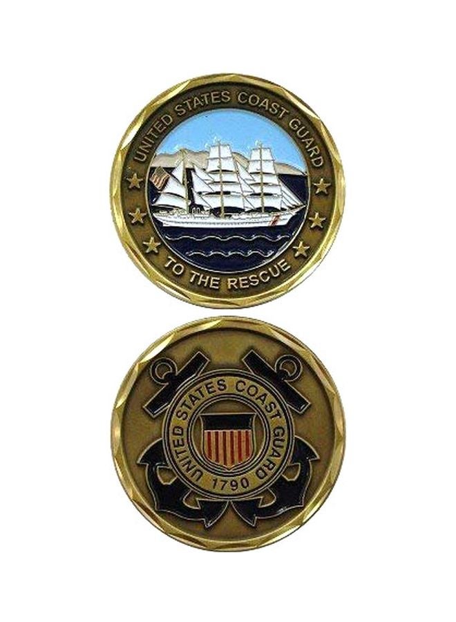 Eagle Crest - Veteran Service Coast Guard Coin - Image 1