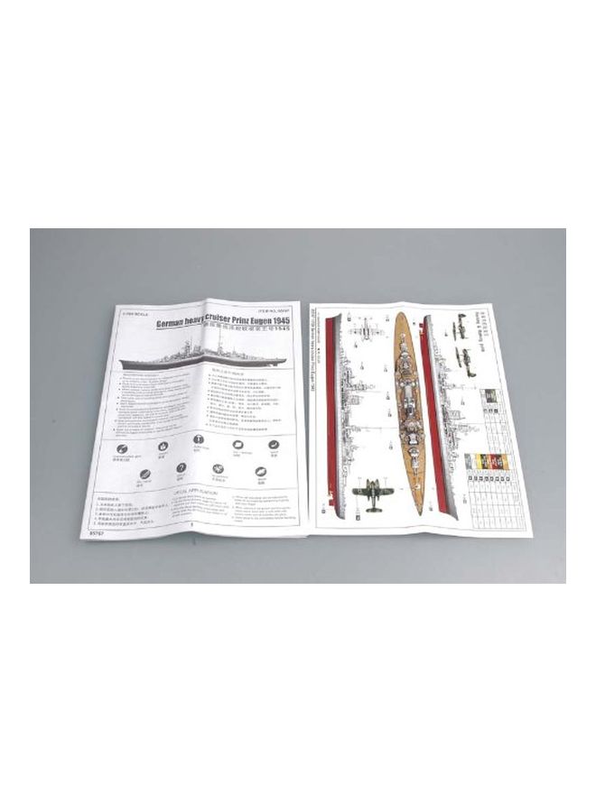 Trumpeter German Heavy Cruiser Prinz Eugen 1945 Model Kit TSM-5767  - Image 4