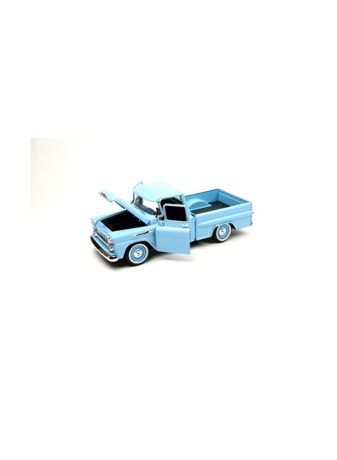 Motor Max Chevy Apache Fleetside Play Vehicle 79311AC-LTBL Blue  - Image 4