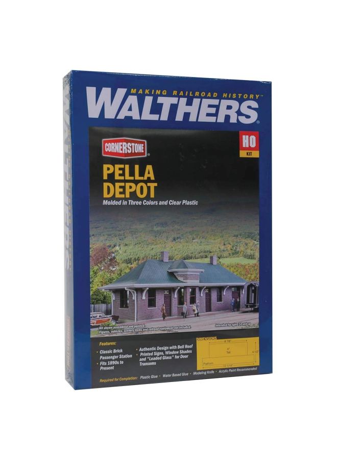 Walthers Cornerstone - Pella Depot Scale Model House 933-4054 - Image 1