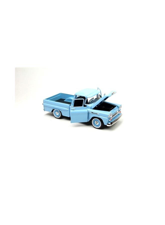 Motor Max Chevy Apache Fleetside Play Vehicle 79311AC-LTBL Blue  - Image 2