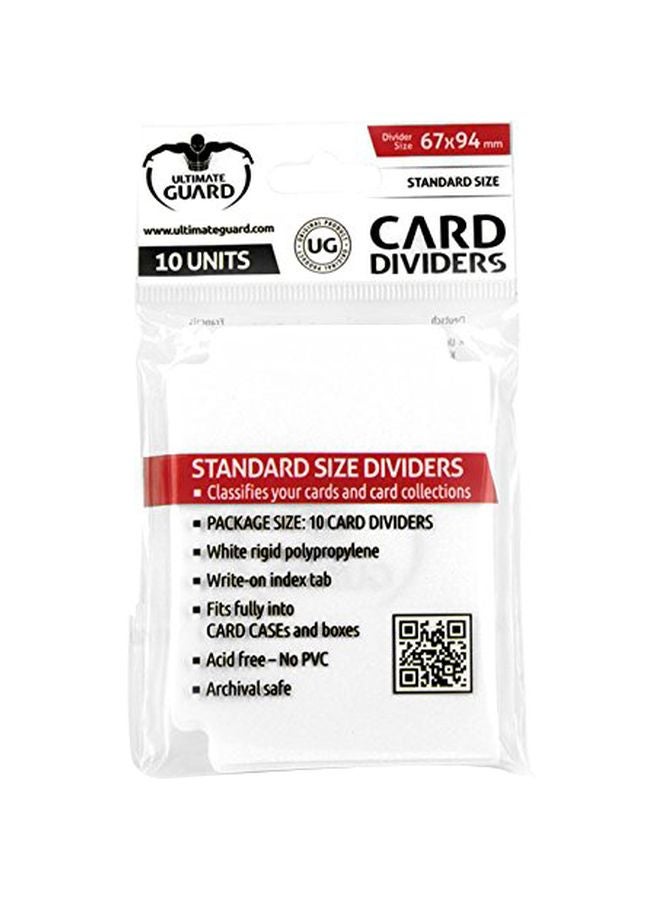 Ultimate Guard 10-Piece Card Divider - Image 1