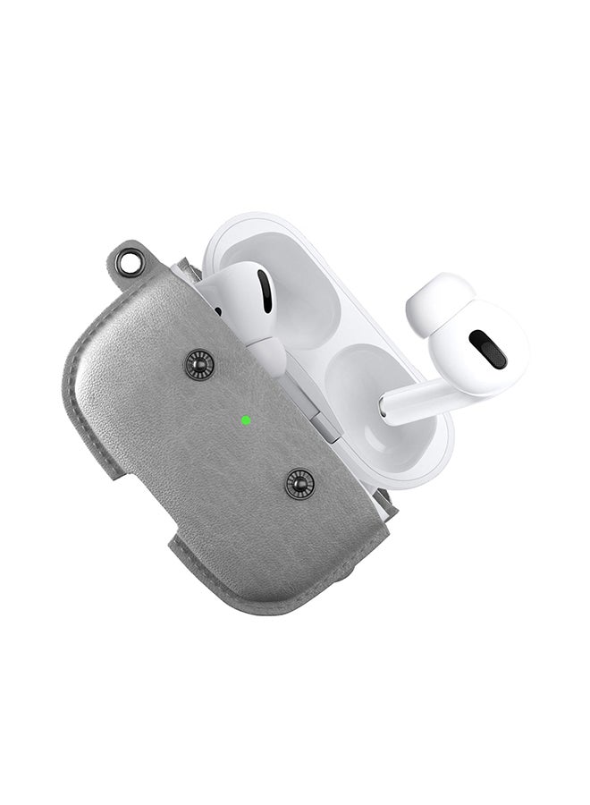 WOODCESSORIES Premium Apple AirPods Pro Necklace Strap Case Grey  - Image 3