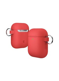 KeyBudz Podskinz Switch Case Cover For Apple AirPods 1/2 Red/White  - Image 2