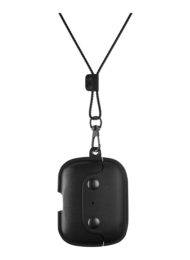 WOODCESSORIES - Premium Apple AirPods Pro Necklace Strap Case Black - Image 1