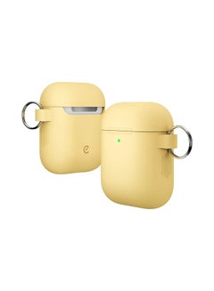KeyBudz Podskinz Switch Case Cover For Apple AirPods 1/2 Yellow/White  - Image 3