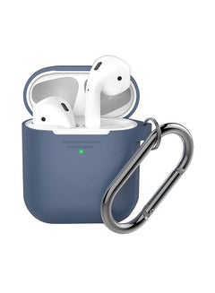 Podskinz Keychain Case Cover For Apple AirPods 1/2 Blue