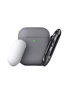 KeyBudz Podskinz Switch Case Cover For Apple AirPods Grey/White  - Image 3