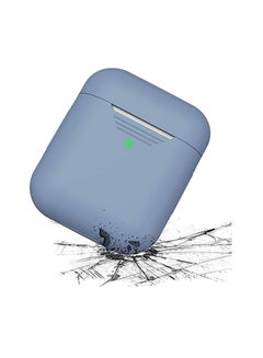 KeyBudz Podskinz Case Cover For Apple AirPods Blue  - Image 2
