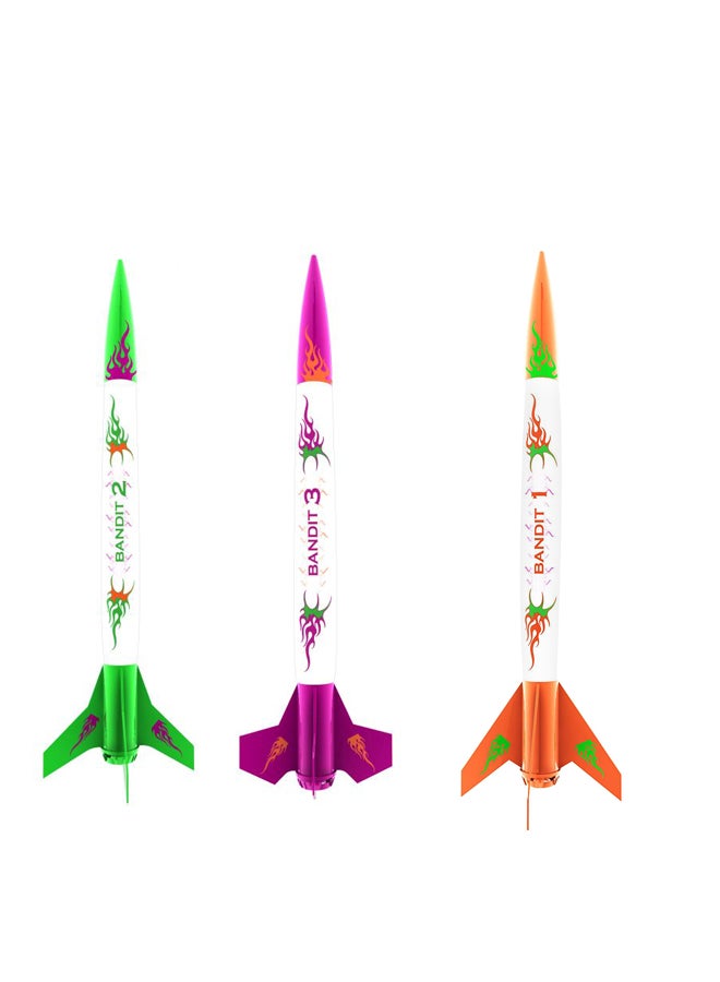Estes 3-Piece Bandits Model Rocket Kit 2435 6inch  - Image 1