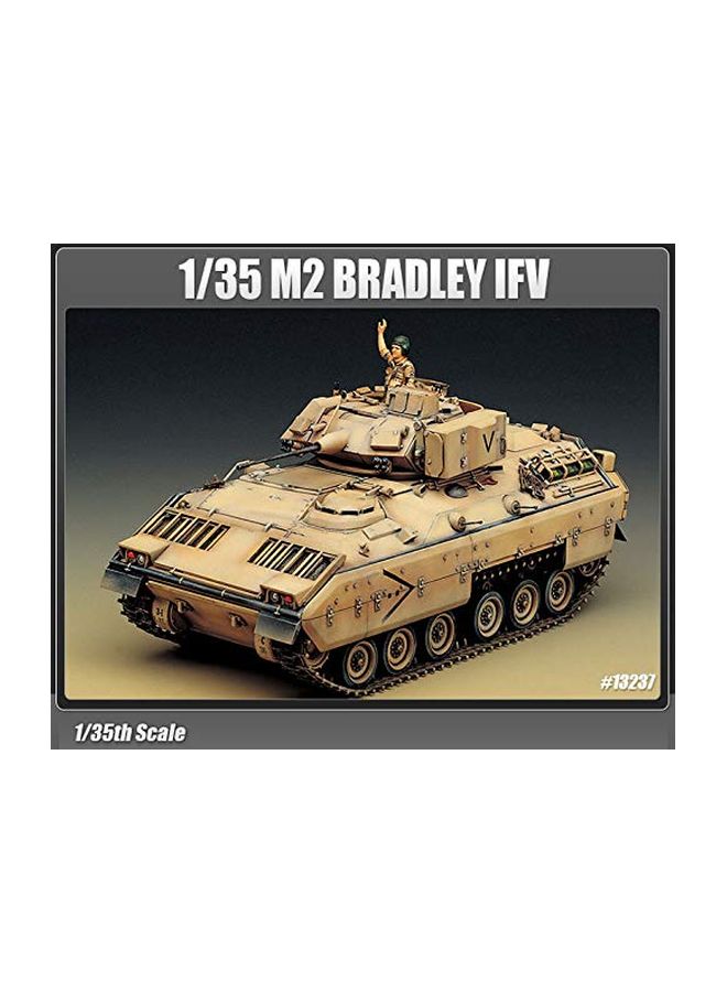أكاديمي مودلز نموذج دبابة برادلي M2 طراز 13237 أصفر - Image 2