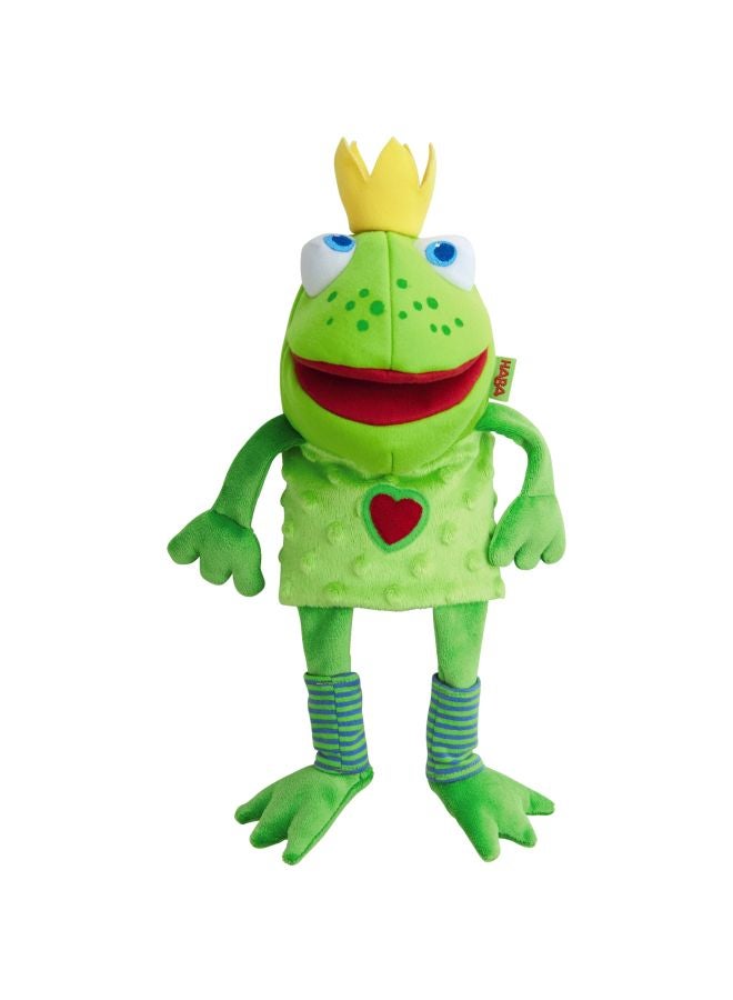 HABA Frog King Glove Puppet Toy 301263  - Image 1