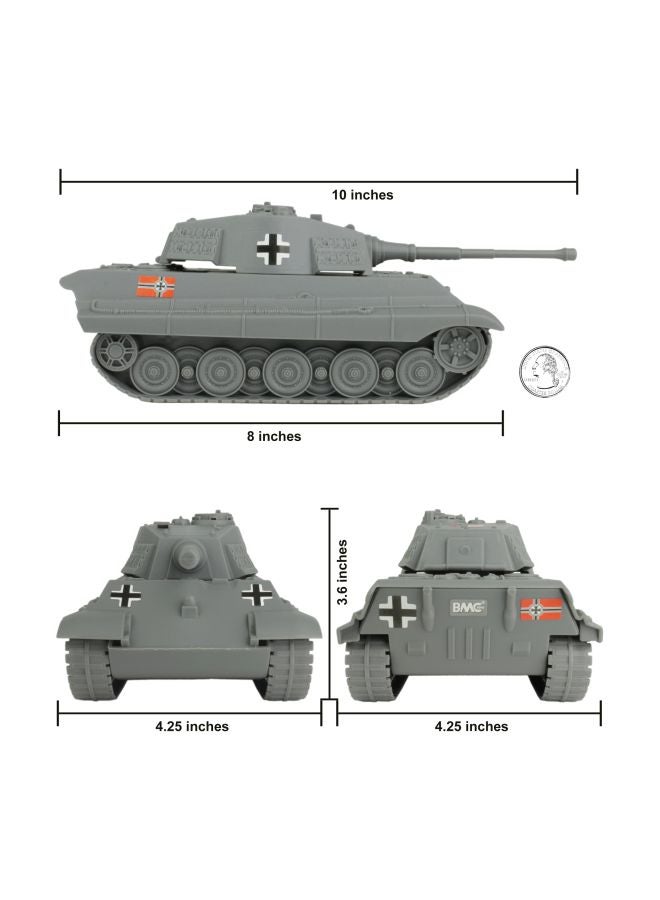 BMC Toys German King Tiger Toy Tank 49999 Grey  - Image 2