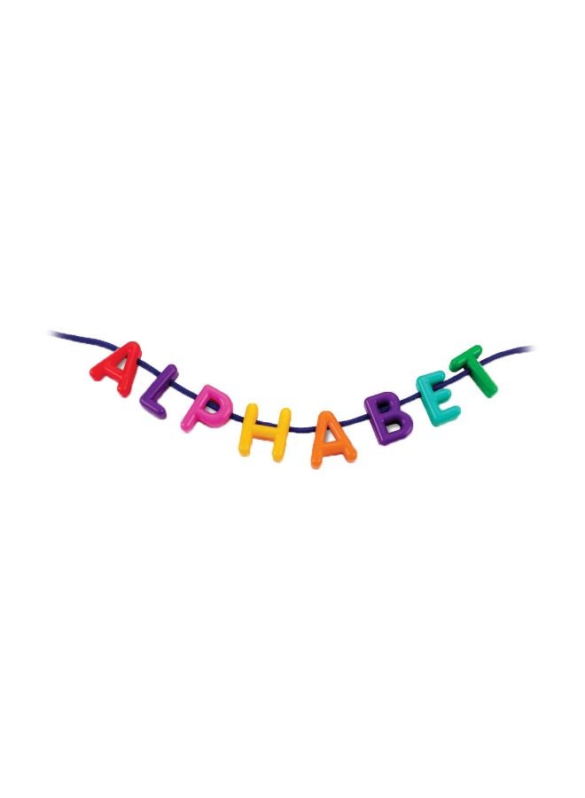 Constructive Playthings Learning Resources Lacing Alphabet Set LER6401 Pink/Red/Purple  - Image 1