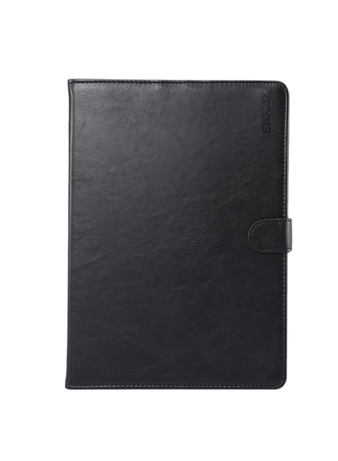 ENKAY Stand Folio Cover Leather Smart Cover For Apple iPad10.2 inch Black - Image 1