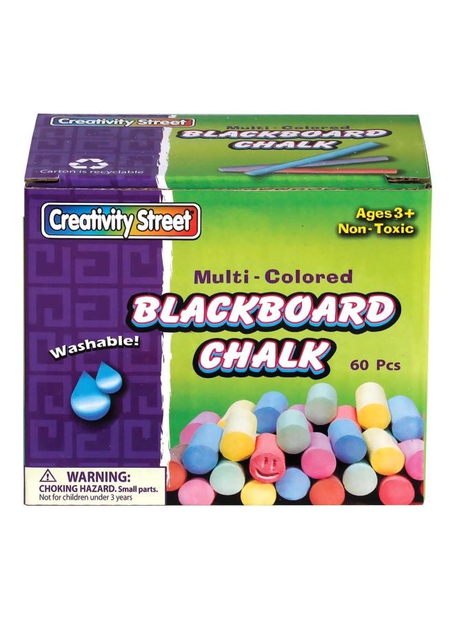 Creativity Street 60-Piece Colourful Chalk SG_TOG-GA_B000RRWLJY_US_5 Pink/Blue/Yellow  - Image 2