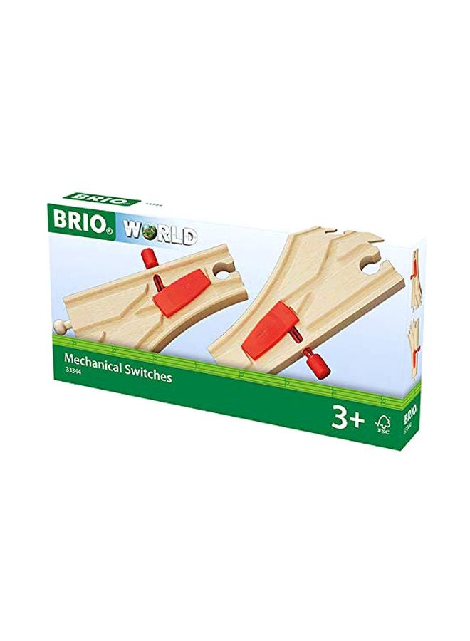 بريو لعبة مسارات قطار بمفاتيح ميكانيكية خشبية طراز 33344 - Image 2